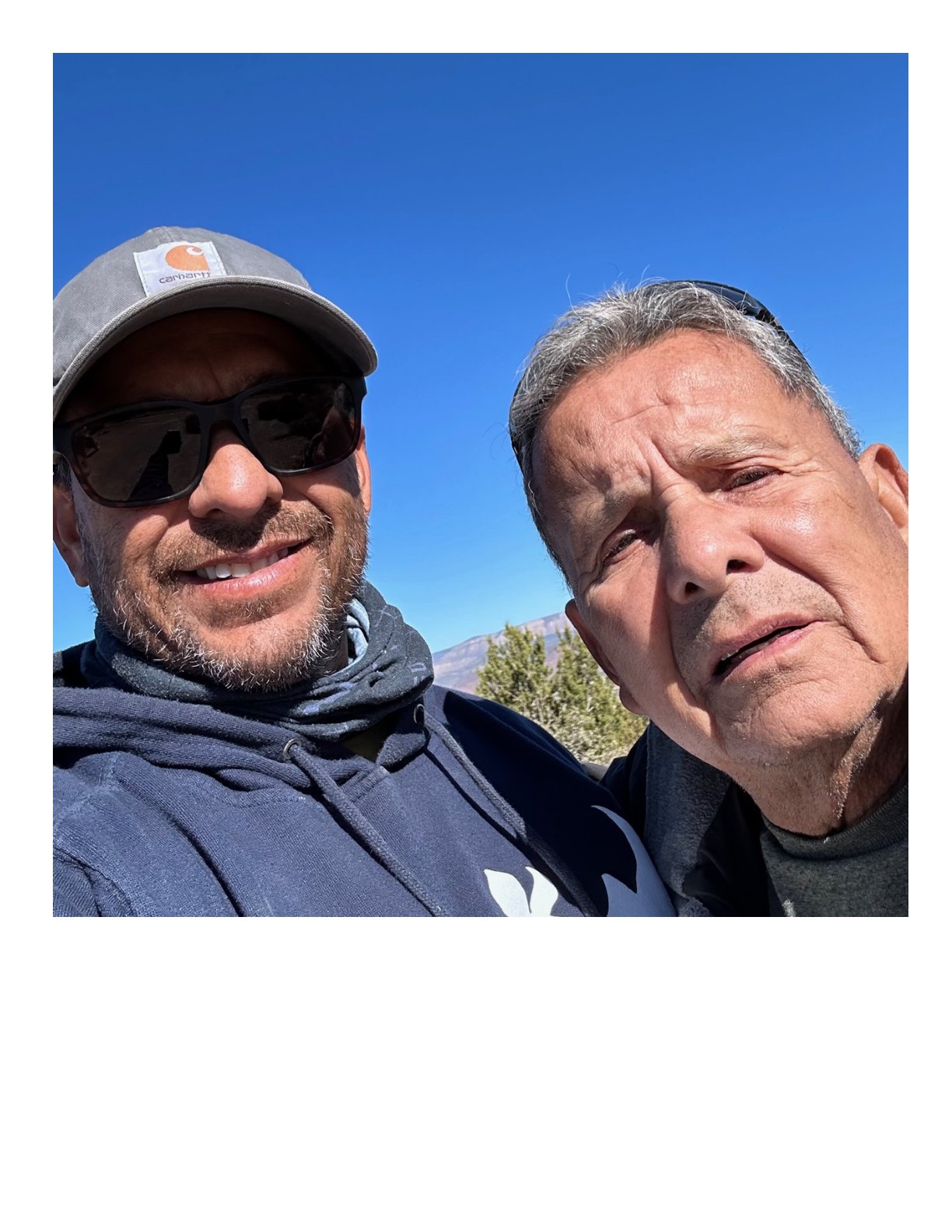A sunny day and good company at the ranch