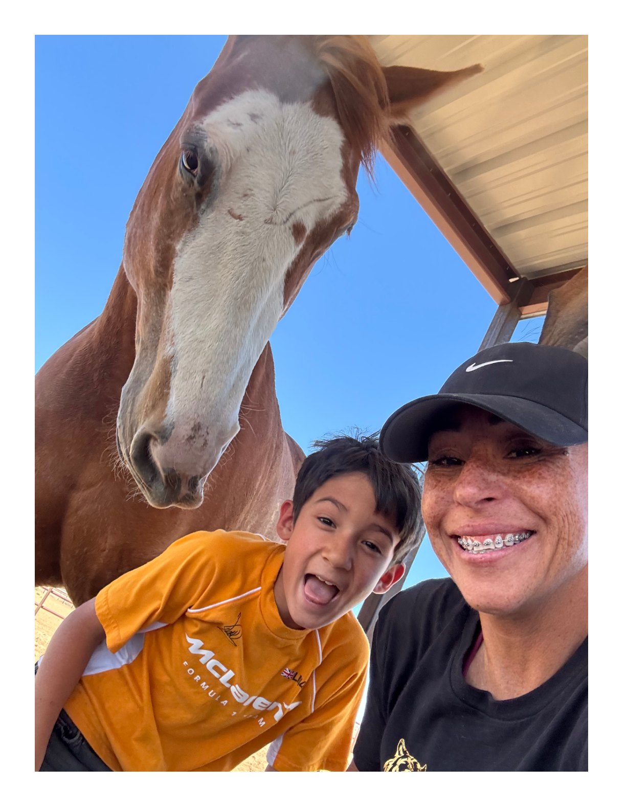 Making memories with the horses